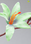 Artificial Cymbidium Orchid Bunch Flower - Green