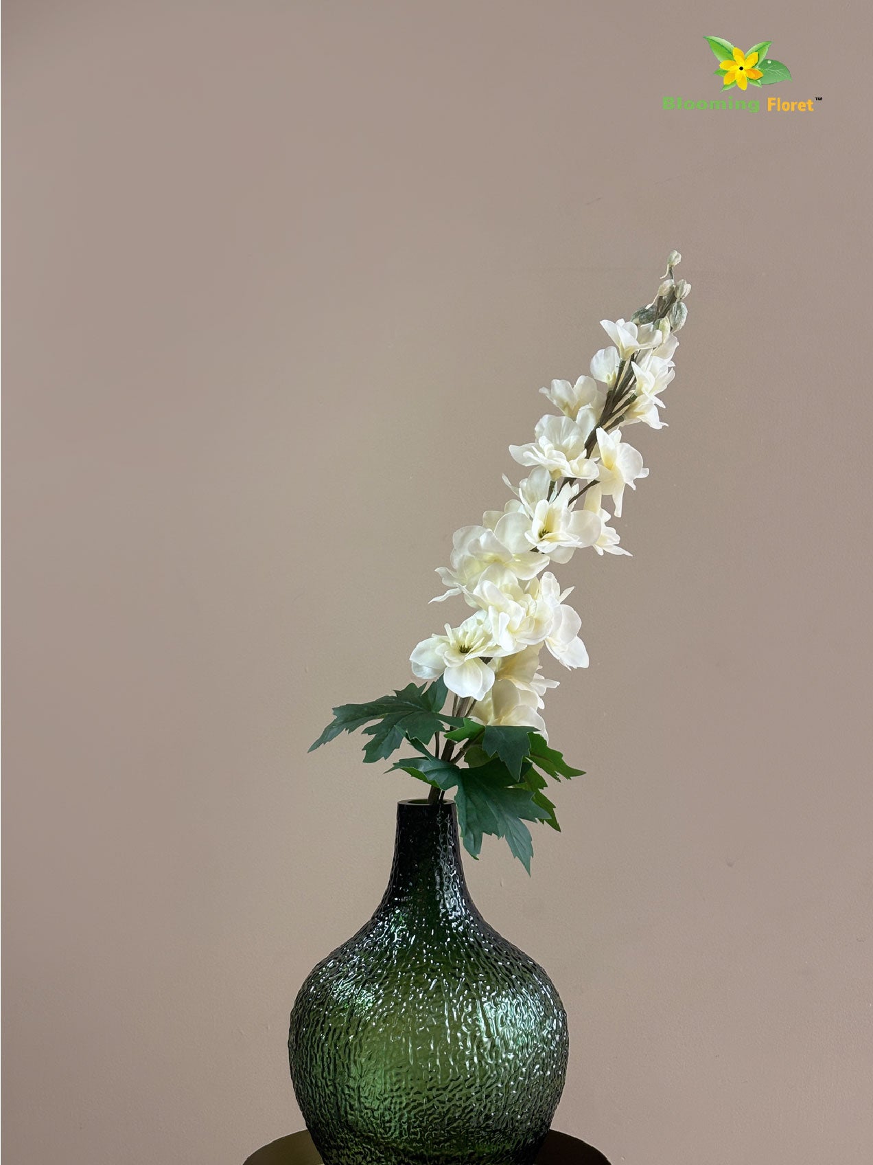 Delphinium Flower Stick - White