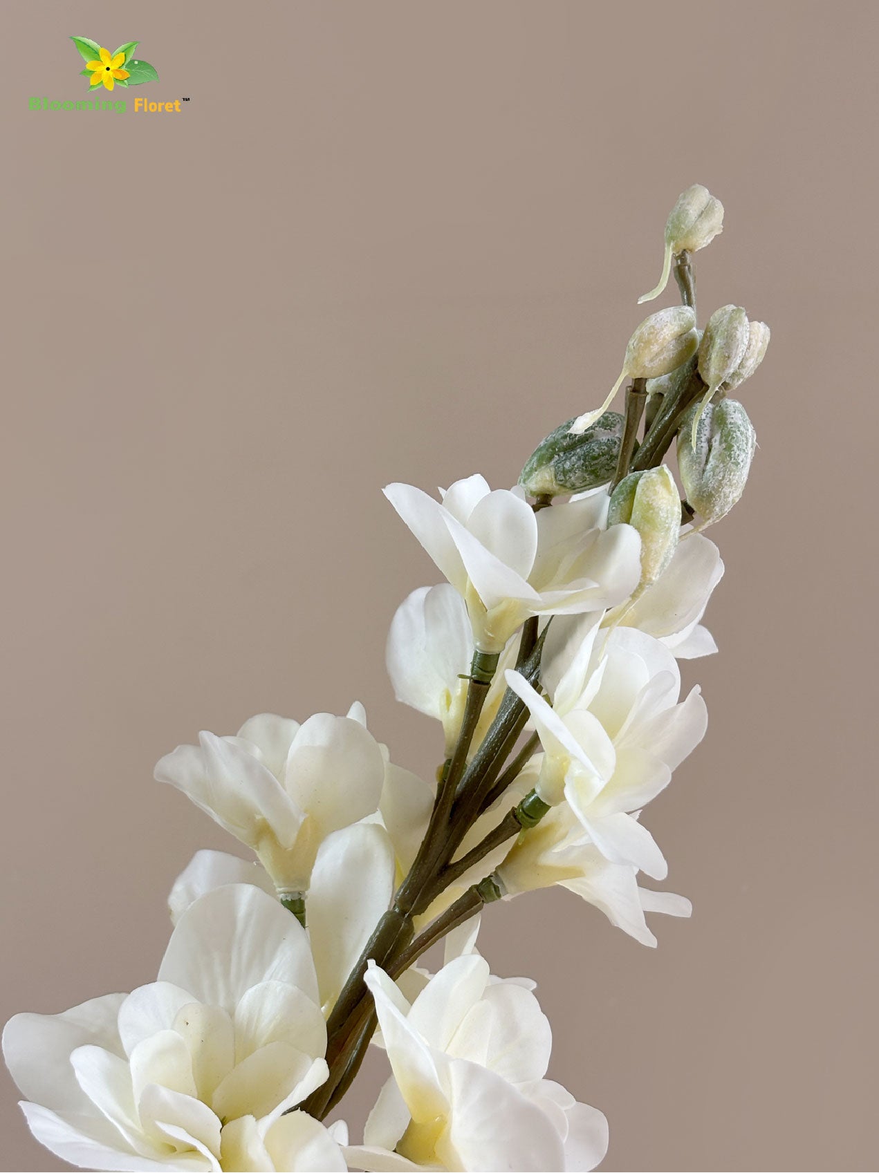 Delphinium Flower Stick - White