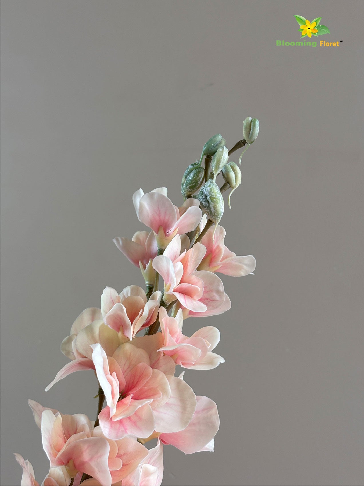 Delphinium Flower Stick - Peach