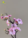 Small Plum Blossom Flower Stick (Set of 2) - Pink