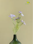 Faux Gerbera Flower Stick - Light Purple