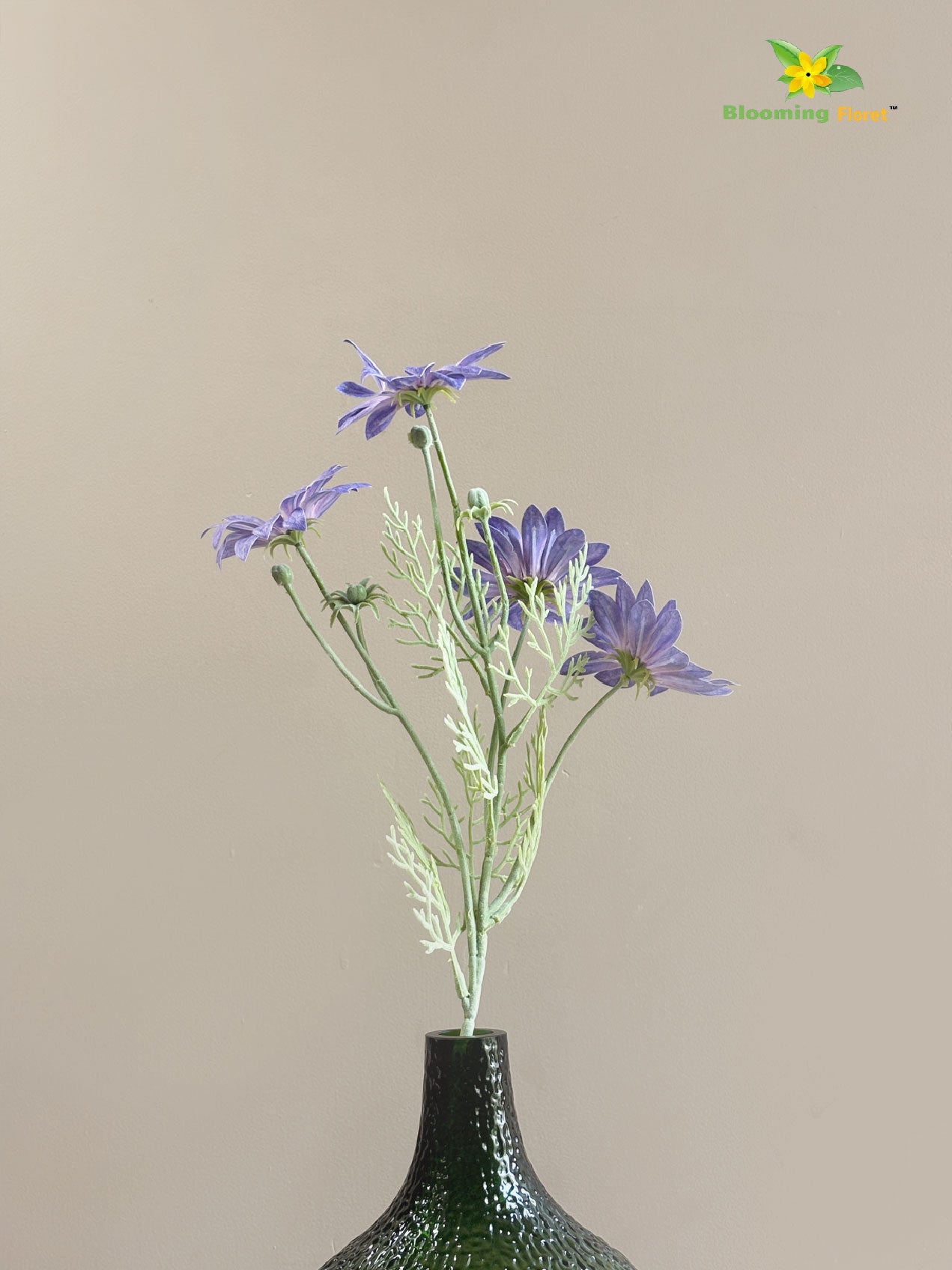 Faux Gerbera Flower Stick - Lavender