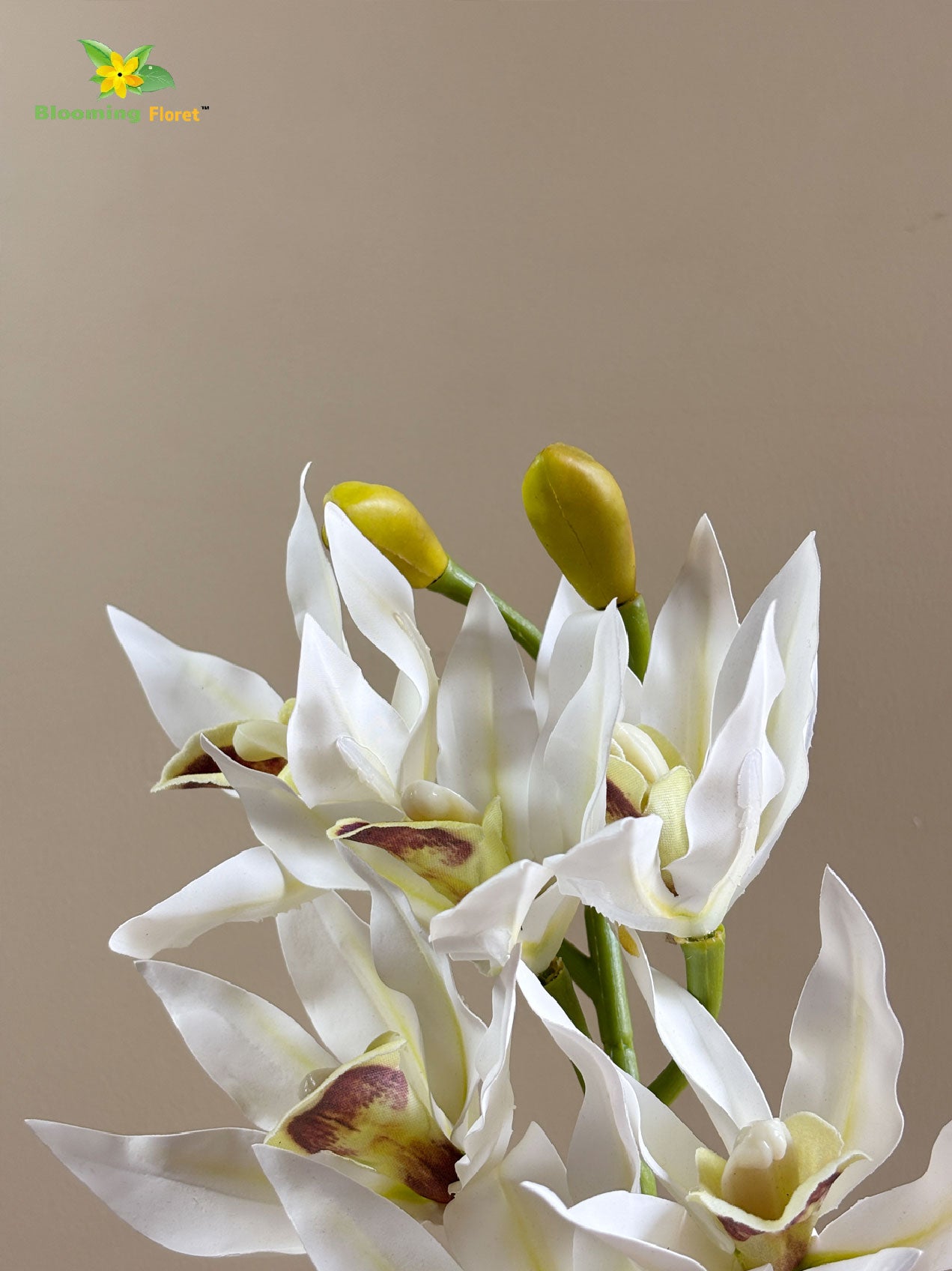 Orchid Flower Stick | White | 73 cm