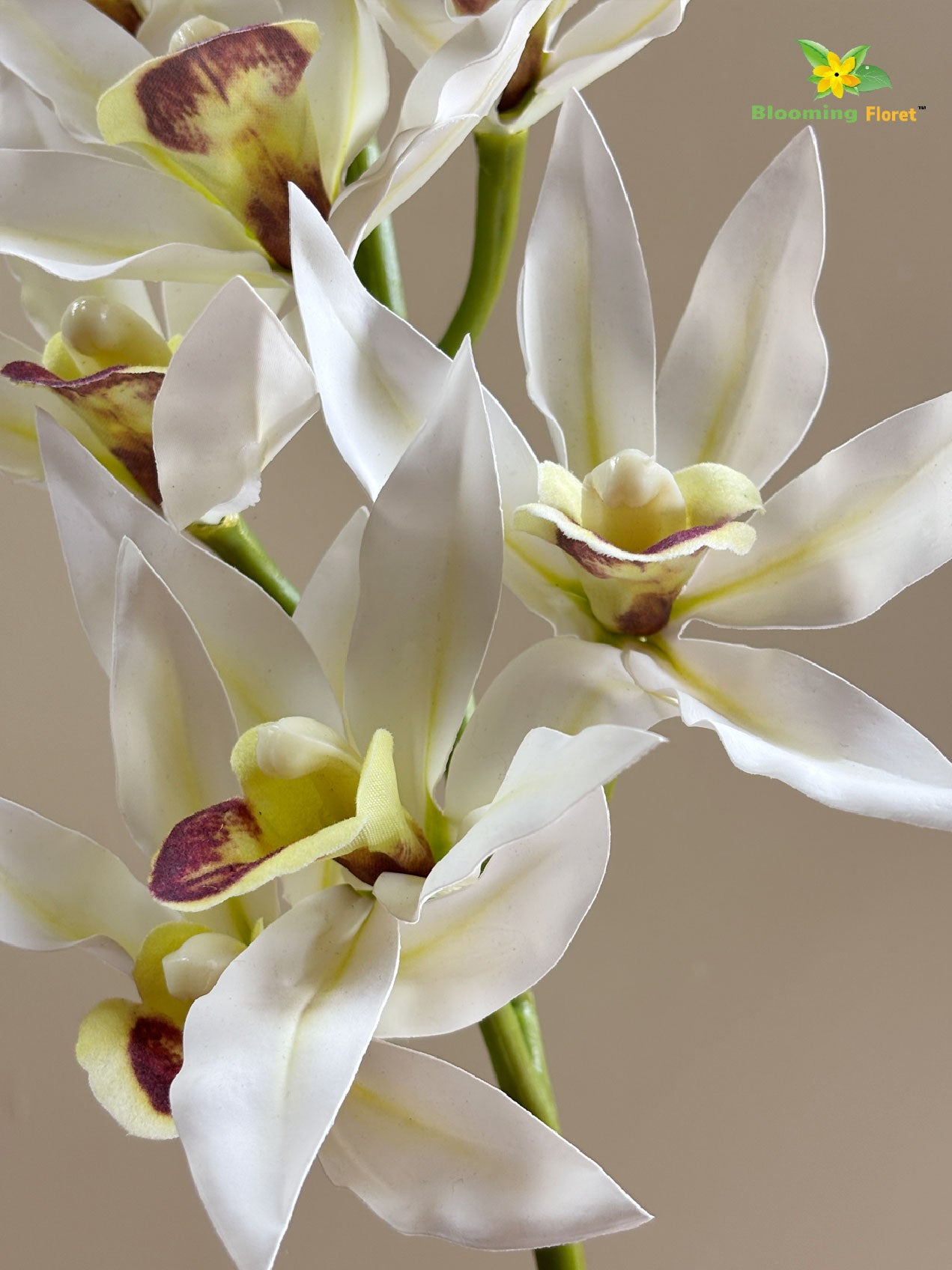 Orchid Flower Stick | White | 73 cm