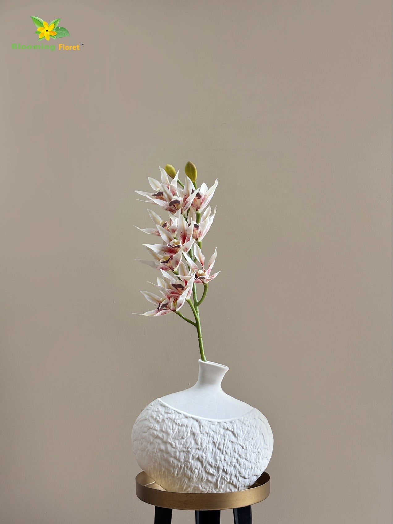 Orchid Flower Stick - White, Pink