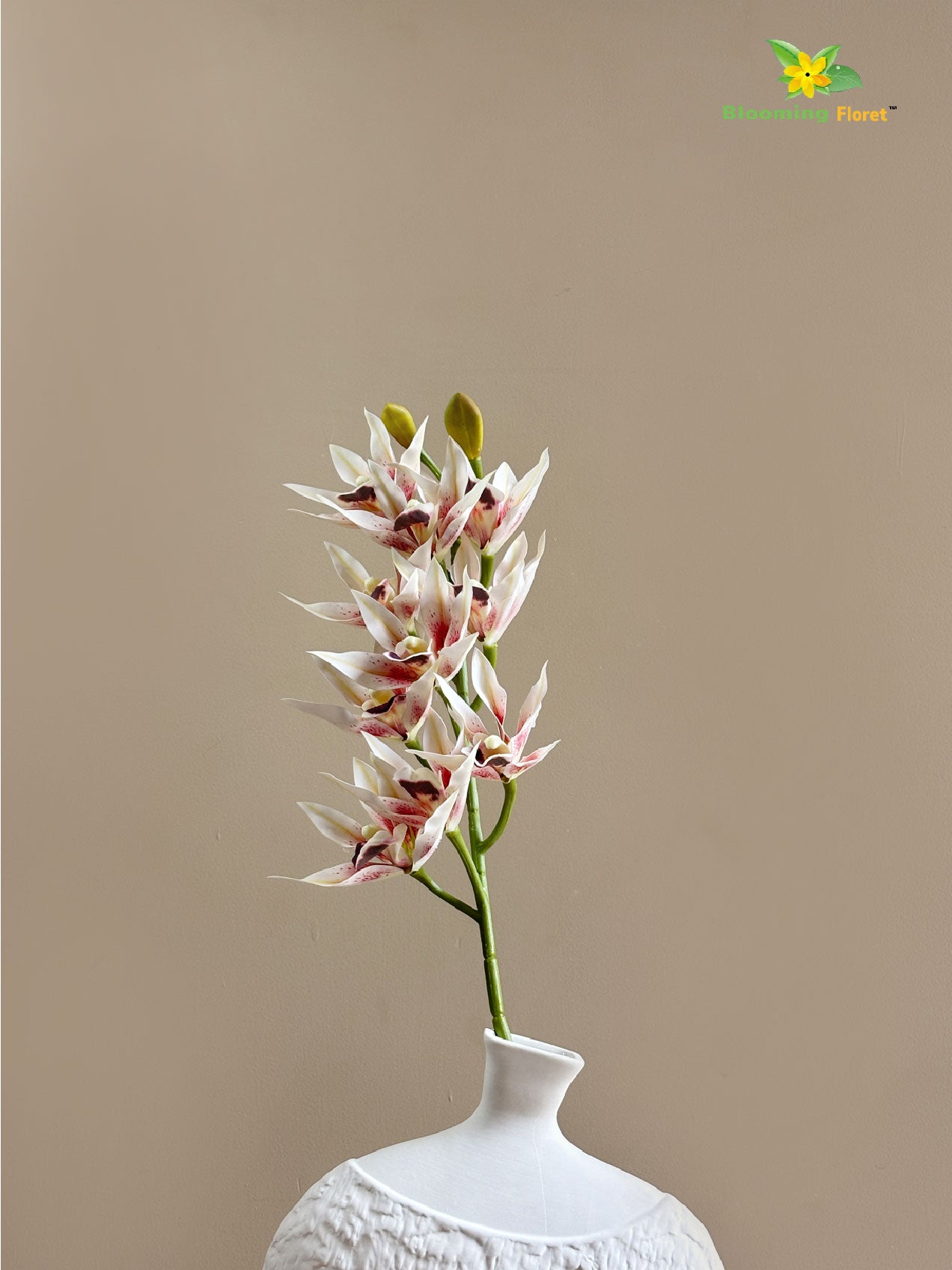 Orchid Flower Stick - White, Pink