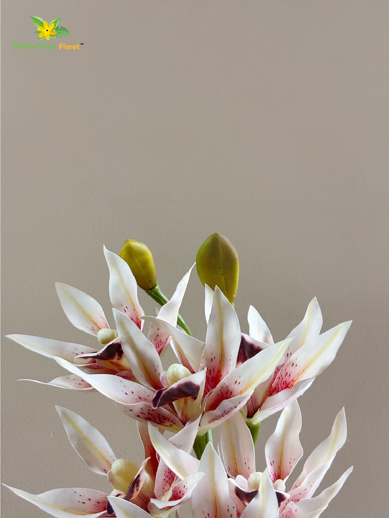 Orchid Flower Stick - White, Pink