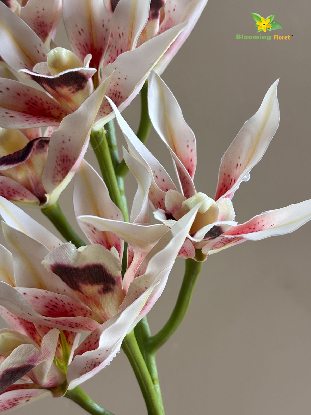 Orchid Flower Stick - White, Pink