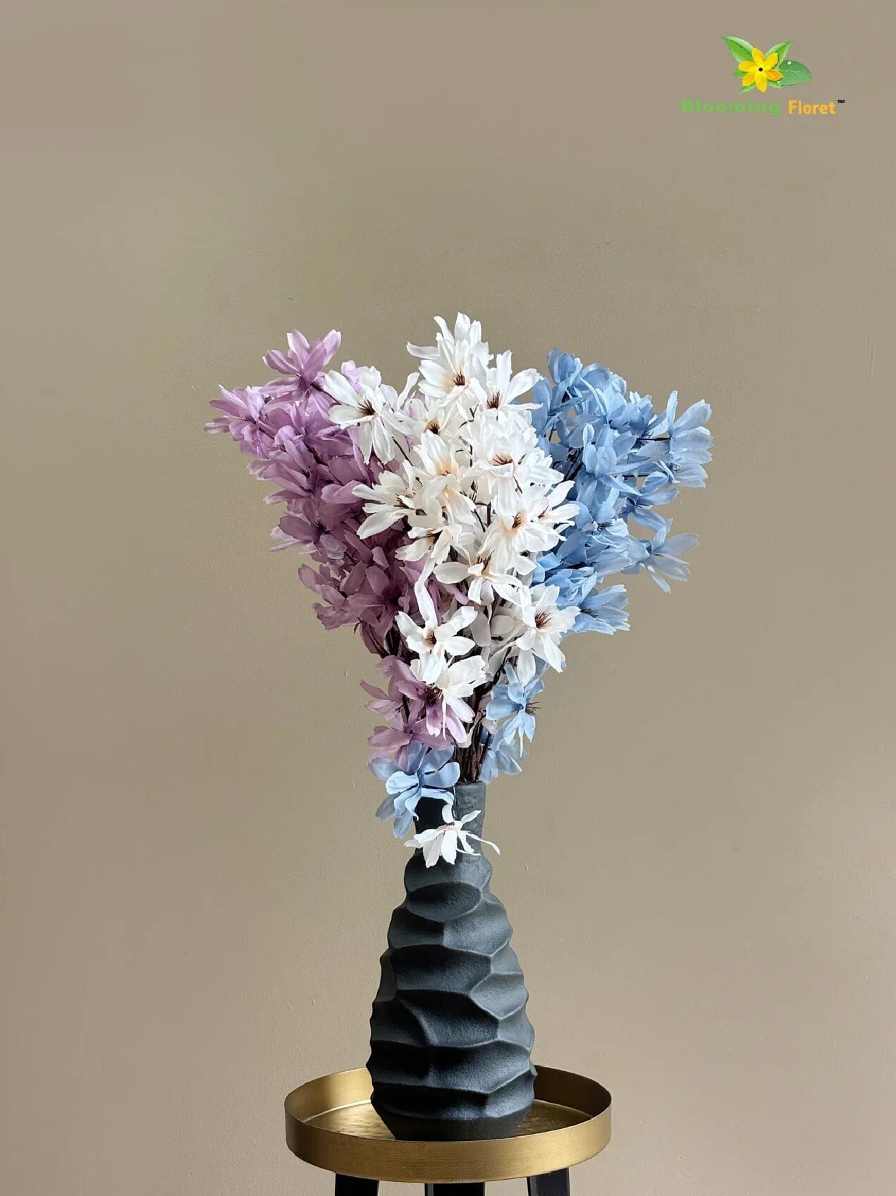 Magnolia Kobus Bunch - Off White, Blue, Purple Magnolia Kobus Blooming Floret 