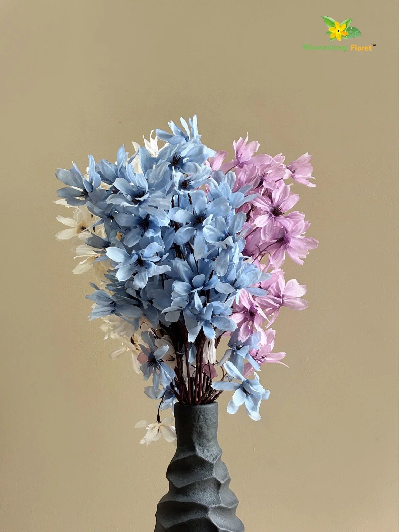 Magnolia Kobus Bunch - Off White, Blue, Purple Magnolia Kobus Blooming Floret 