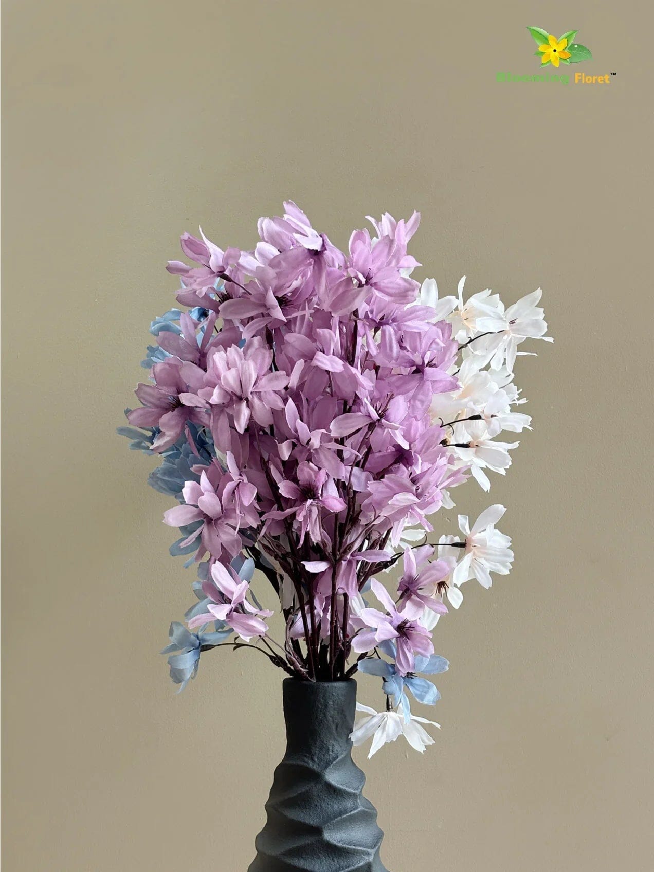 Magnolia Kobus Bunch - Off White, Blue, Purple Magnolia Kobus Blooming Floret 