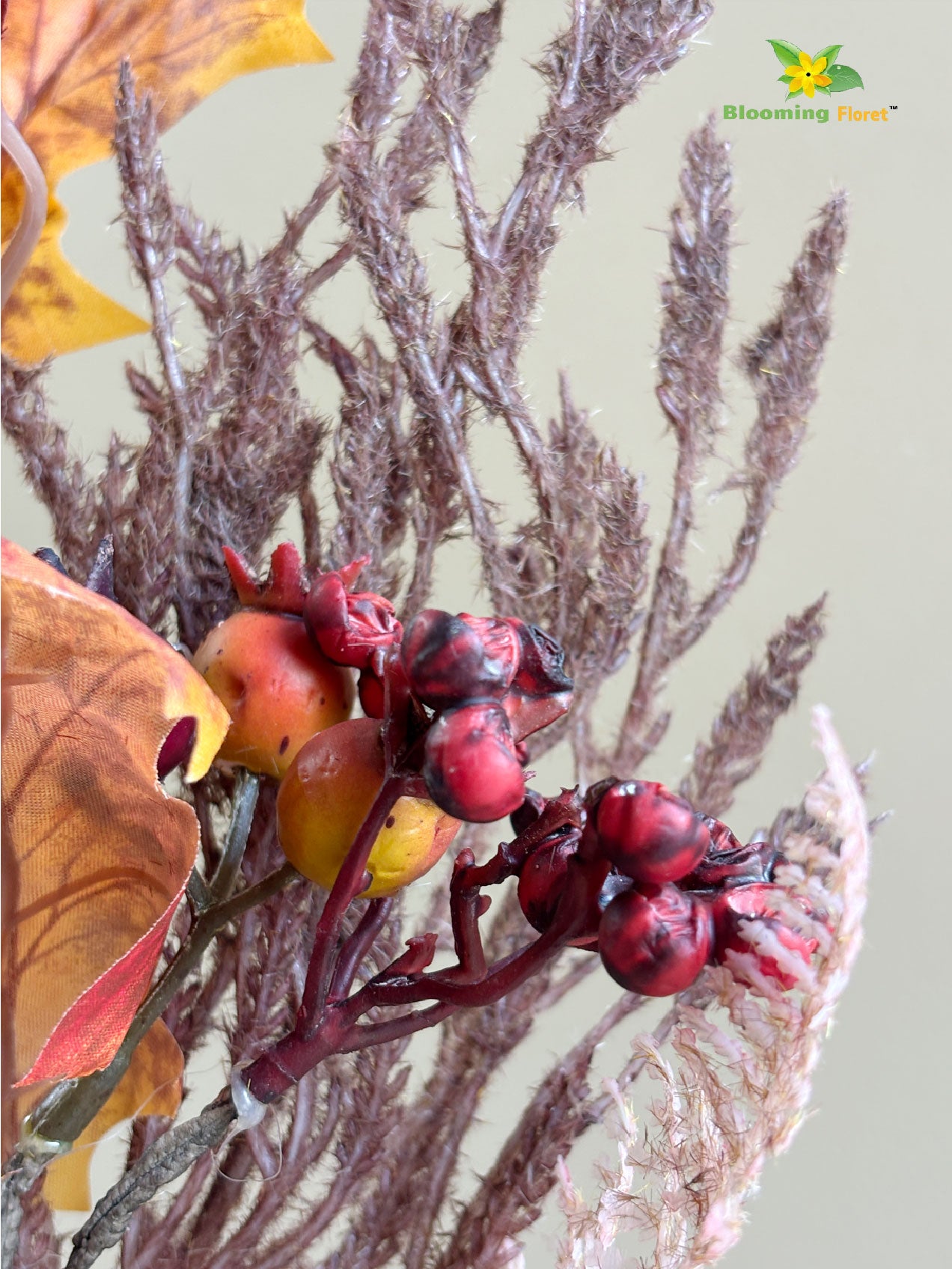 Autumn Essence Faux Dahlia Bouquet | Pink | 58 cm