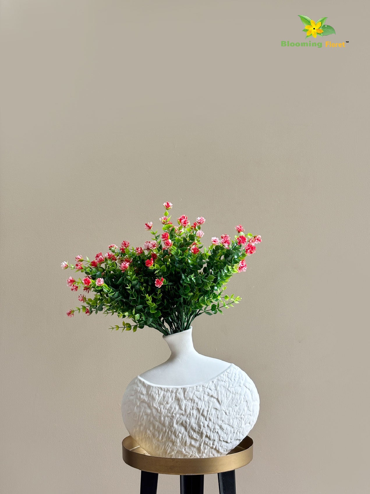 Artificial Kalanchoe Bunch Flower - Red