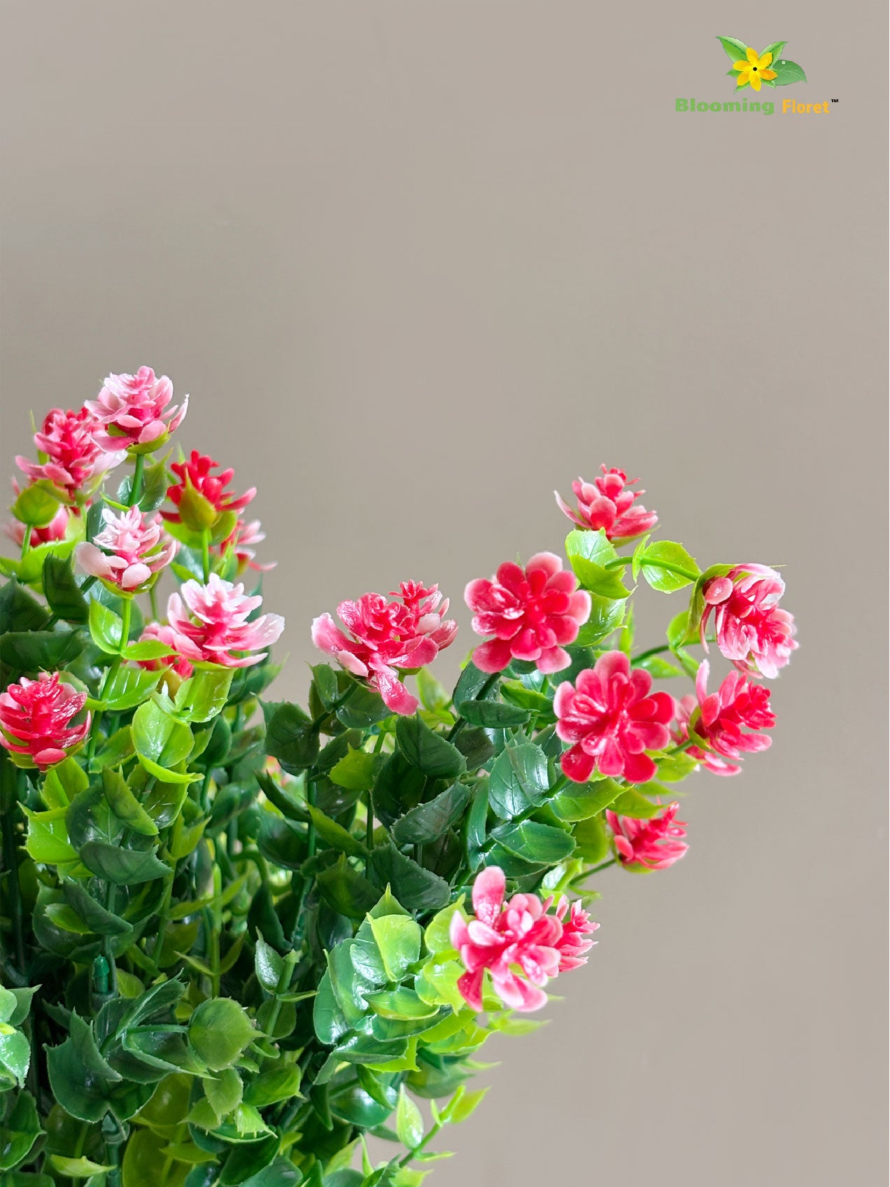 Artificial Kalanchoe Bunch Flower - Red