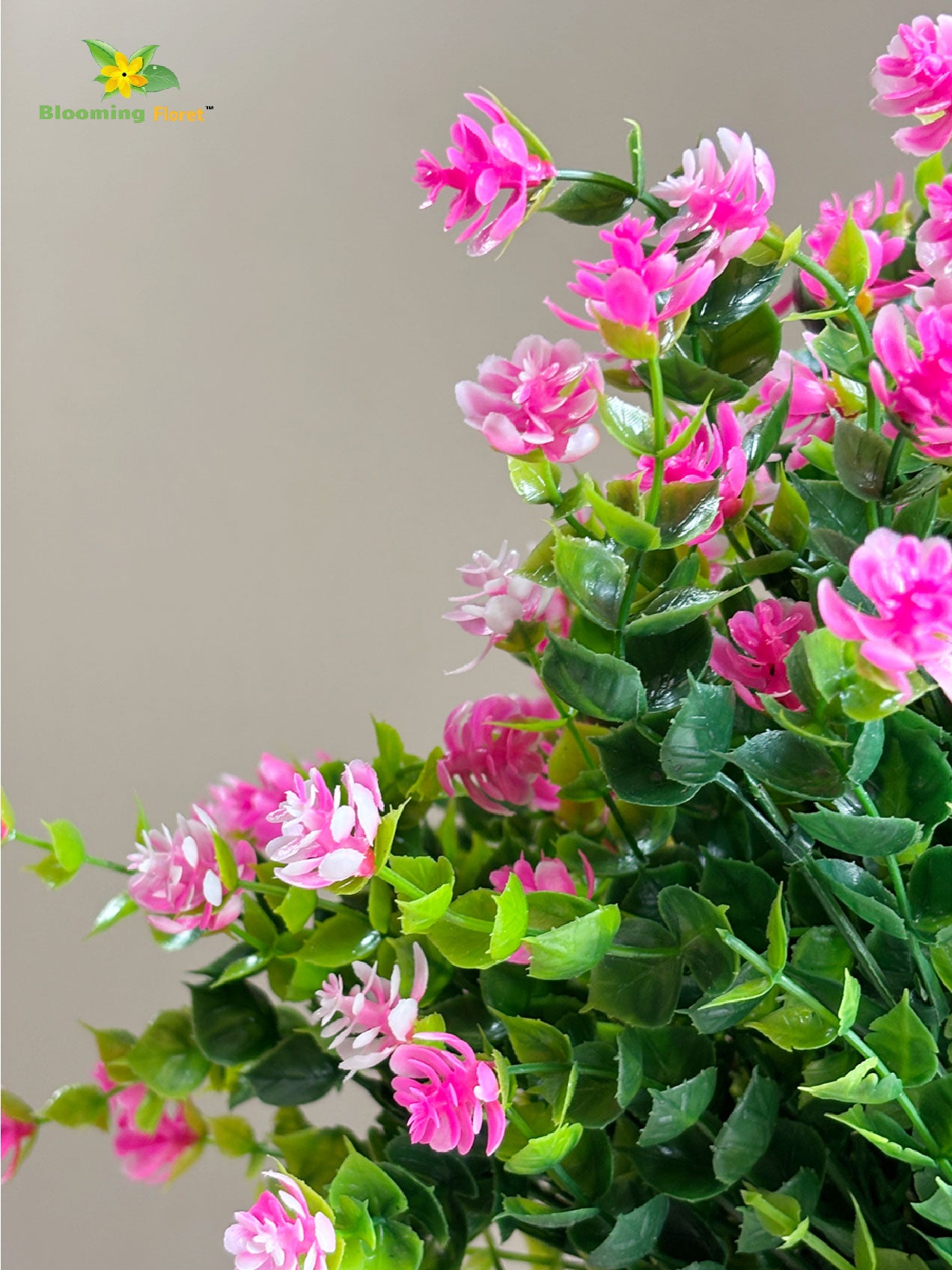 Artificial Kalanchoe Bunch Flower - Pink
