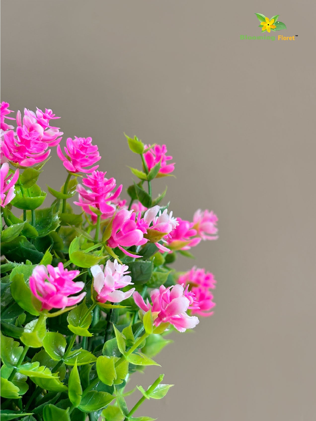 Artificial Kalanchoe Bunch Flower - Pink