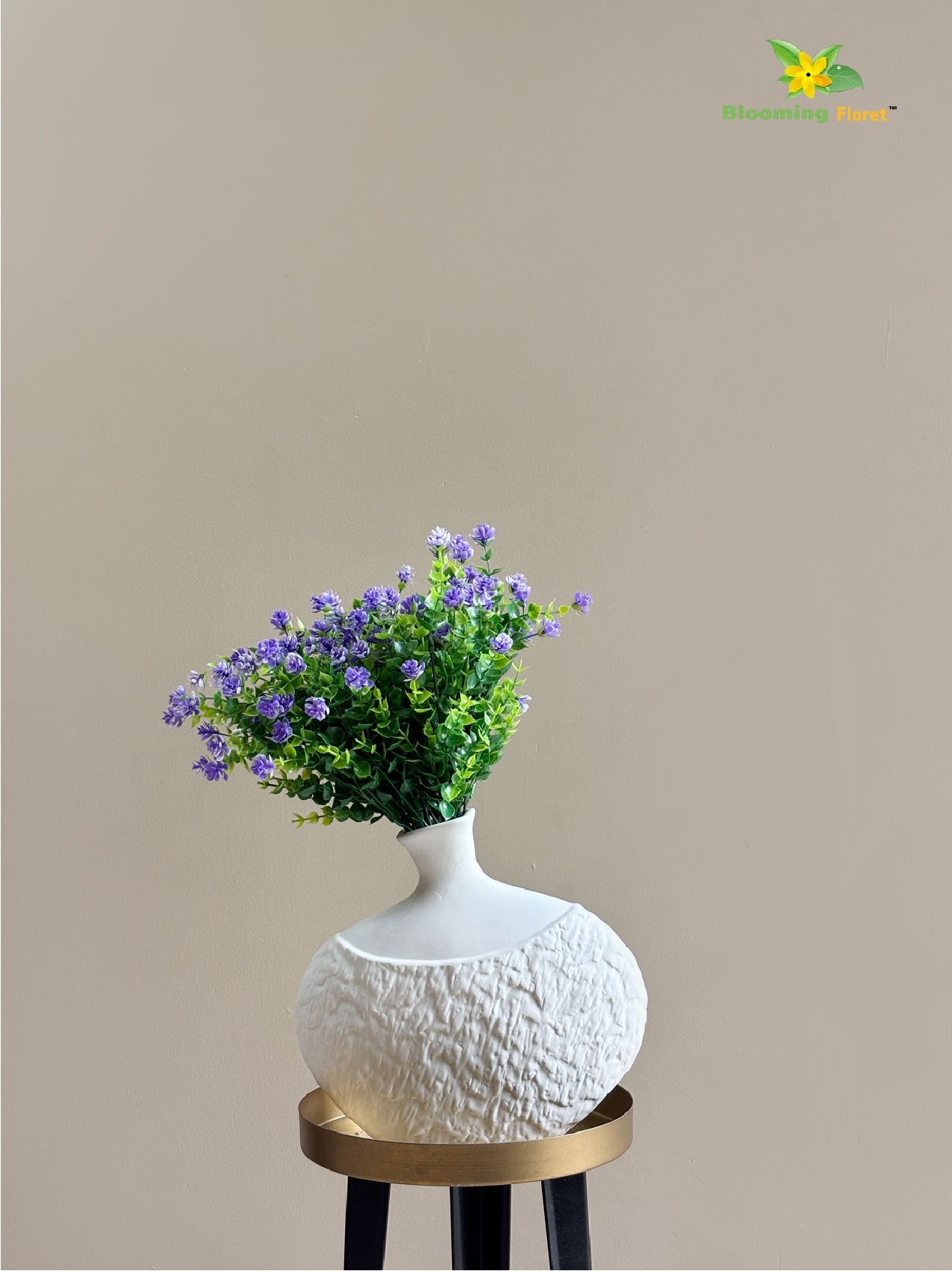 Artificial Kalanchoe Bunch Flower - Purple