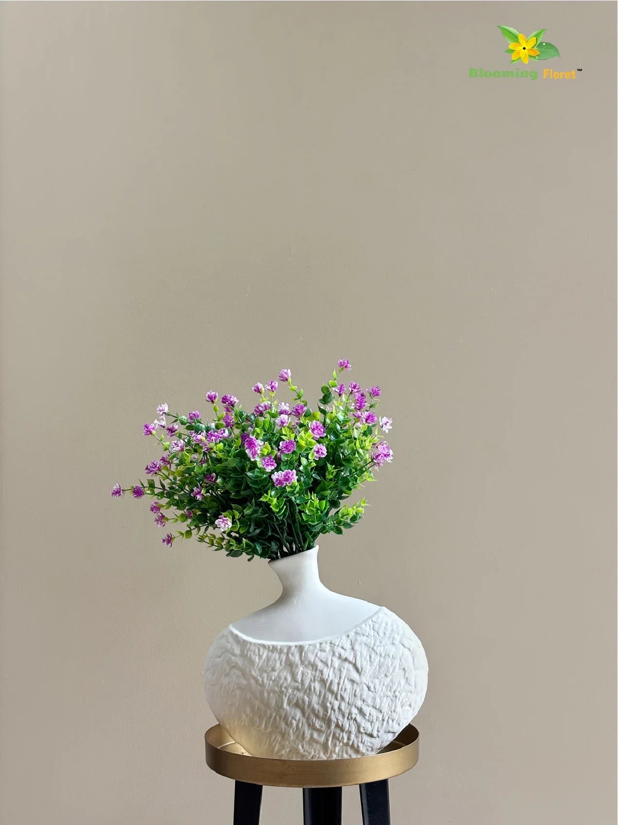 Artificial Kalanchoe Bunch Flower | Magenta | 33 cm