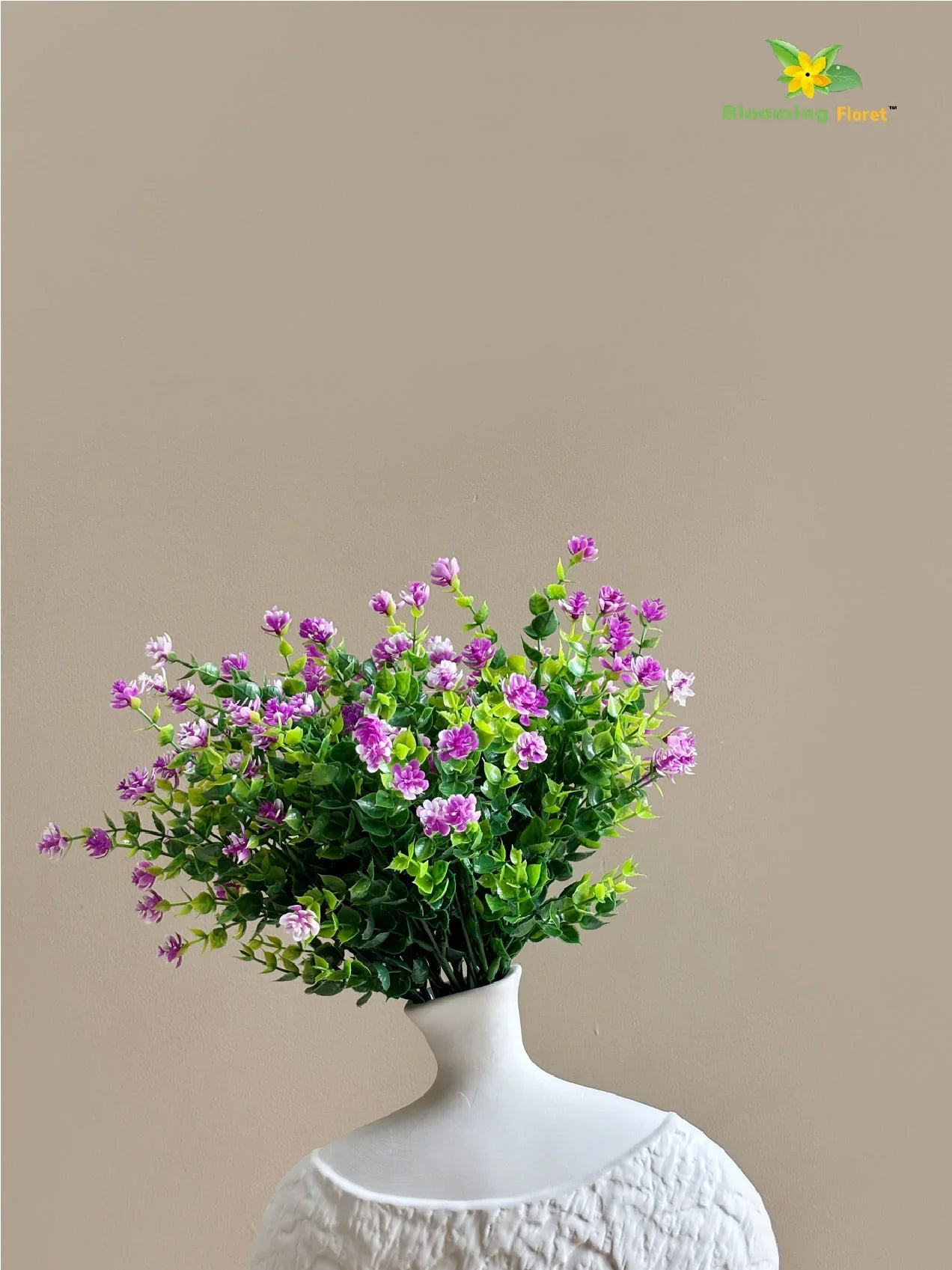 Artificial Kalanchoe Bunch Flower | Magenta | 33 cm
