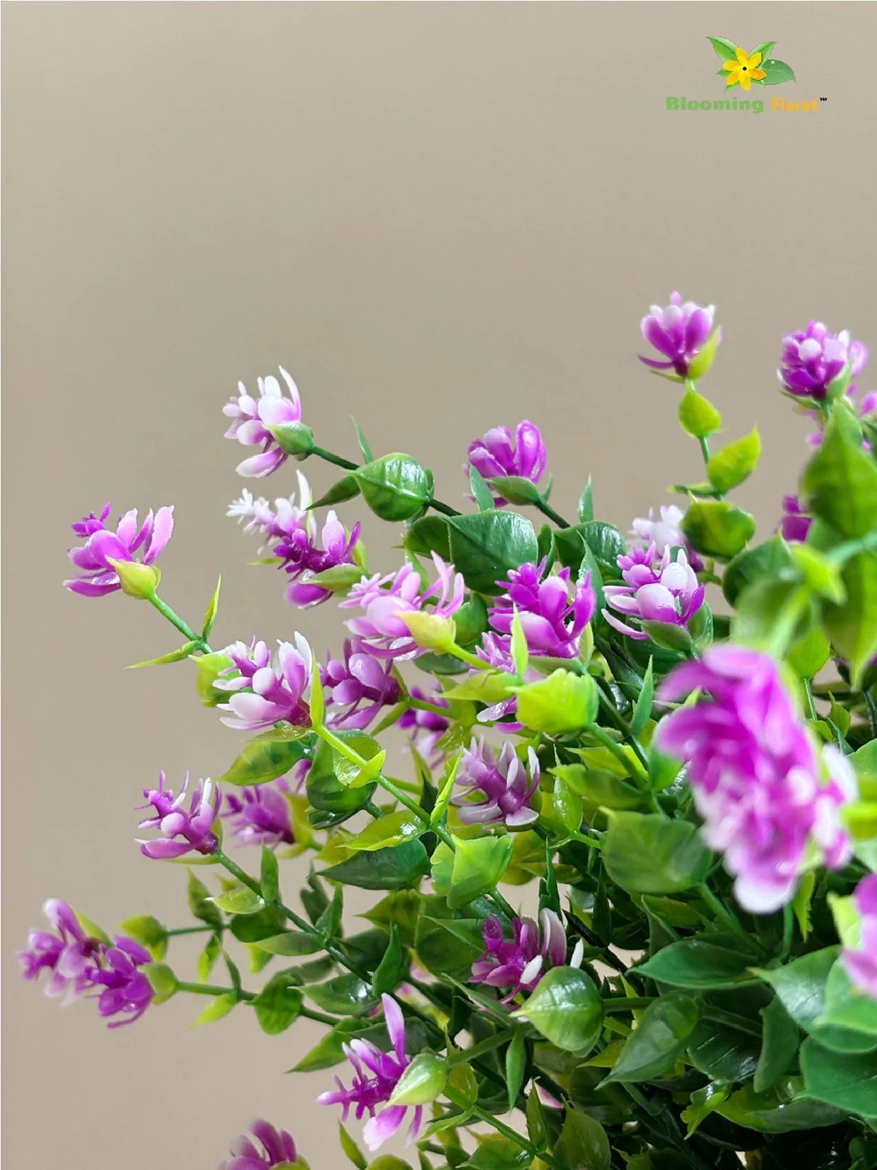 Artificial Kalanchoe Bunch Flower | Magenta | 33 cm