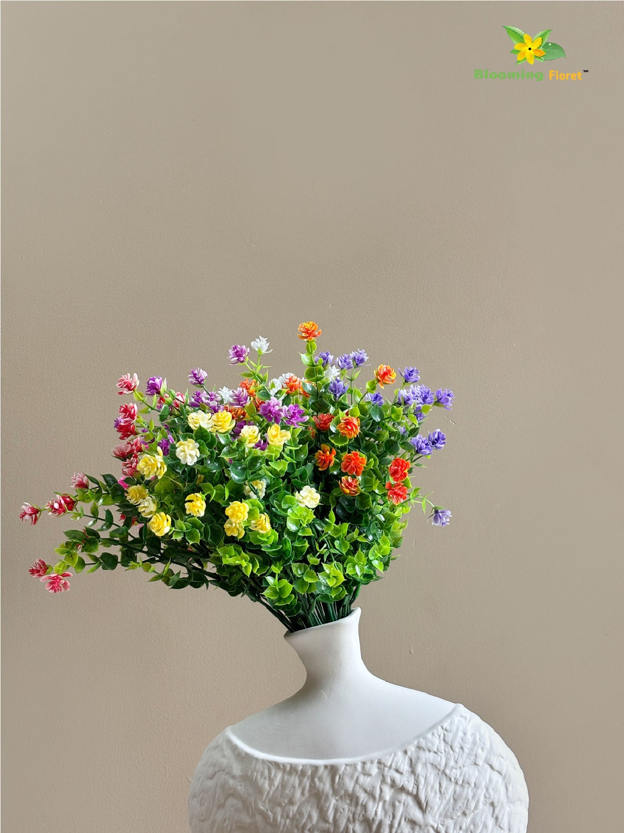 Artificial Kalanchoe Bunch Flower - Mix