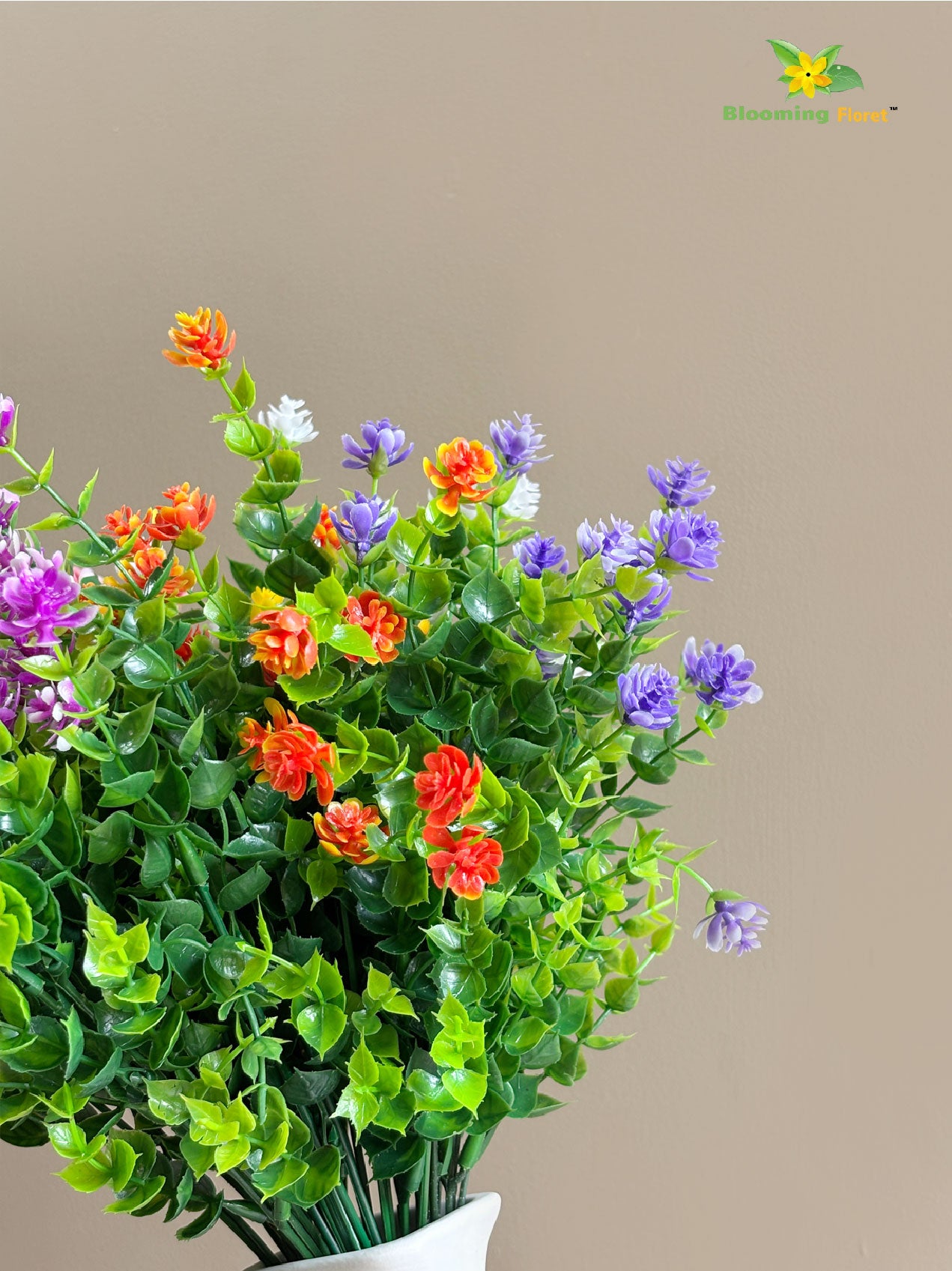 Artificial Kalanchoe Bunch Flower - Mix