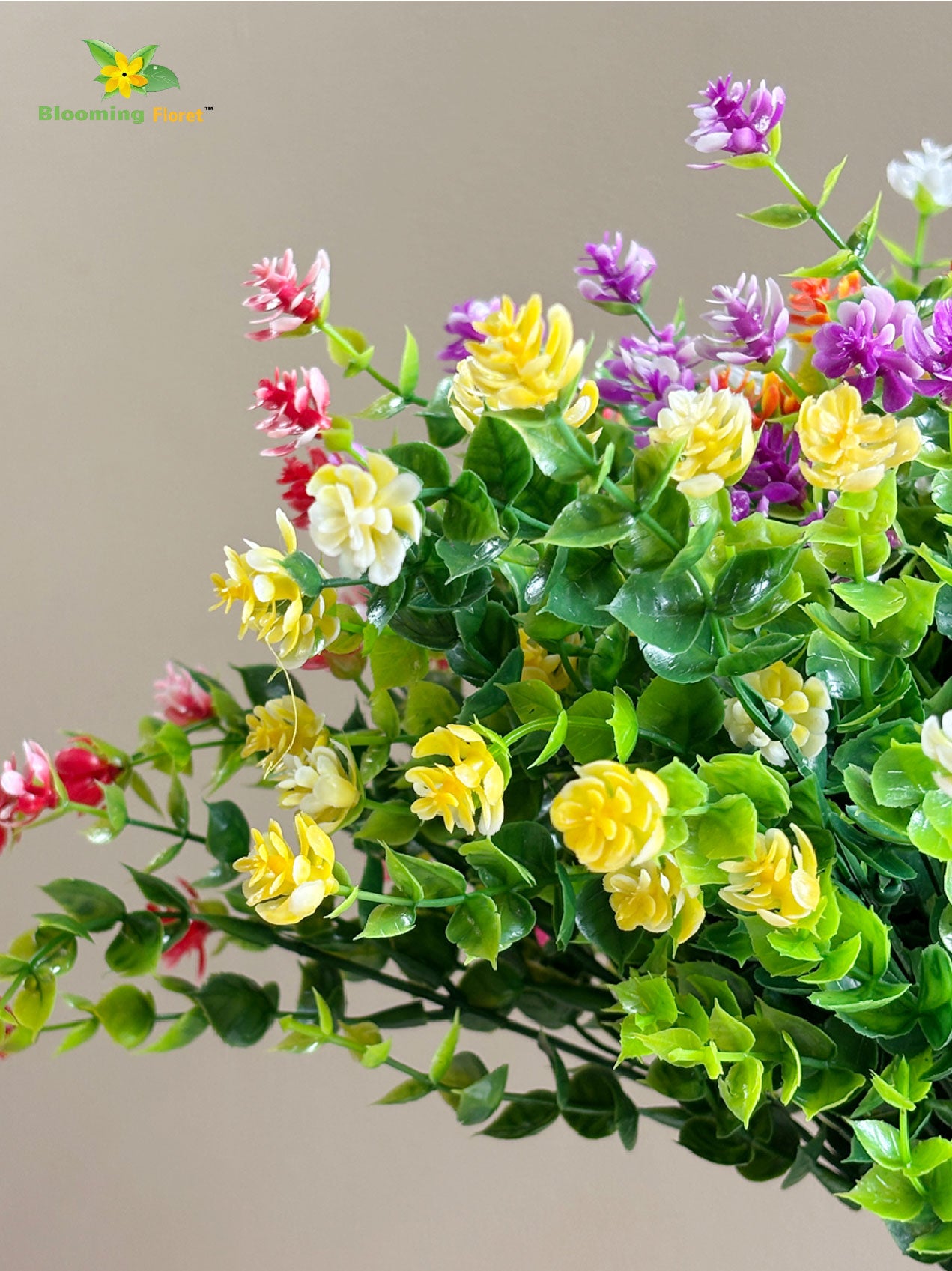 Artificial Kalanchoe Bunch Flower - Mix