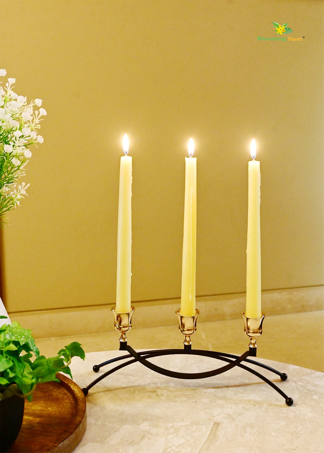 Iron Candle Holder