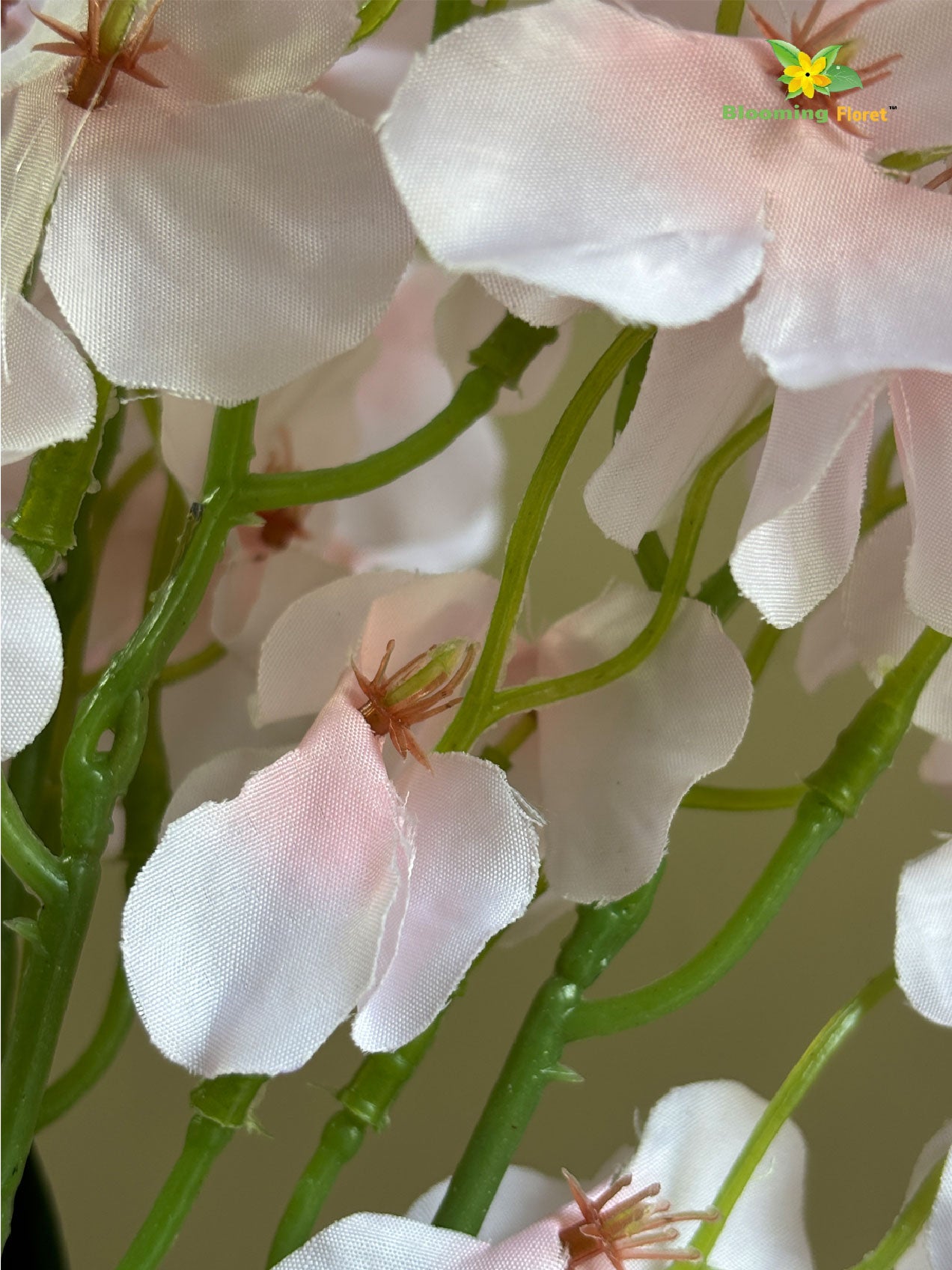 Artificial Dame's Rocket Flowers Bunch for Decor - Pink