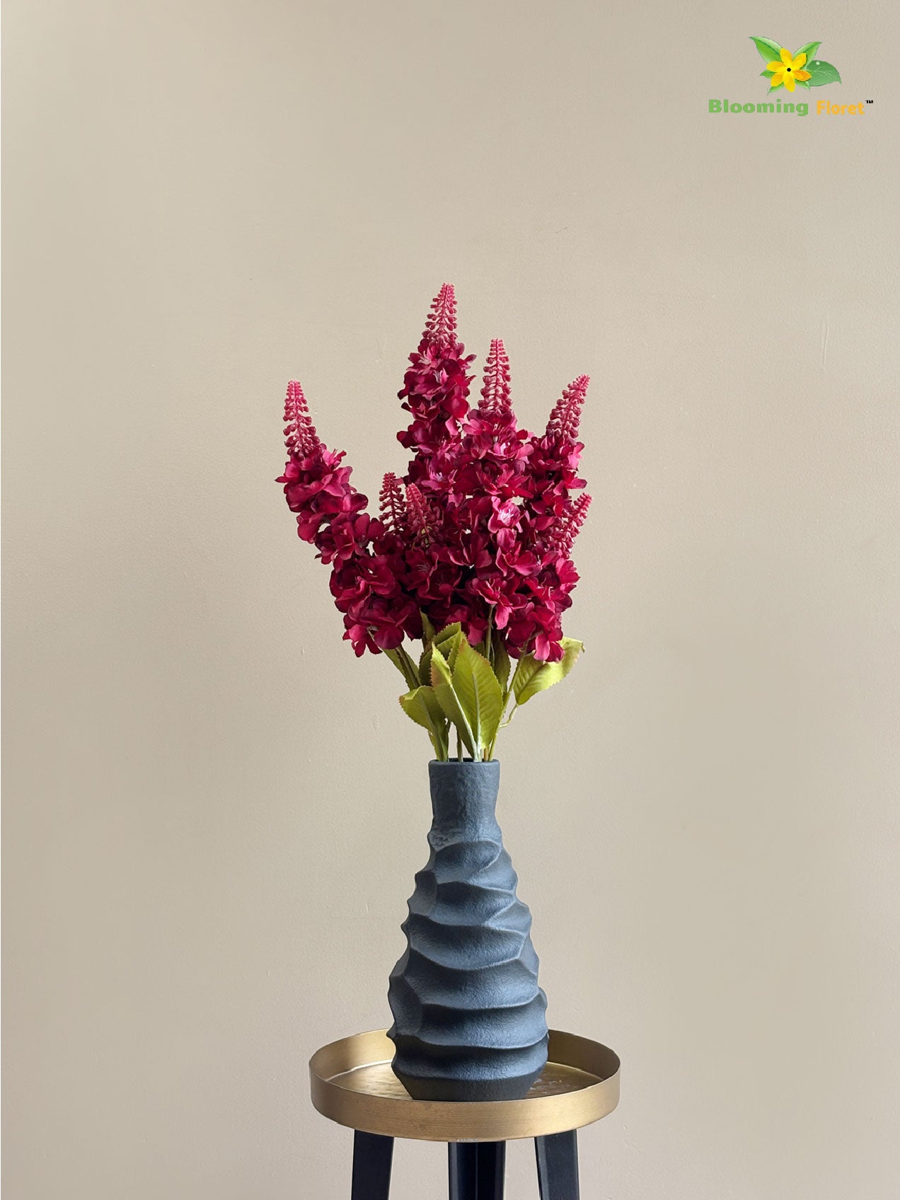 Artificial Snapdragon Flower Bunch | Red | 59 cm