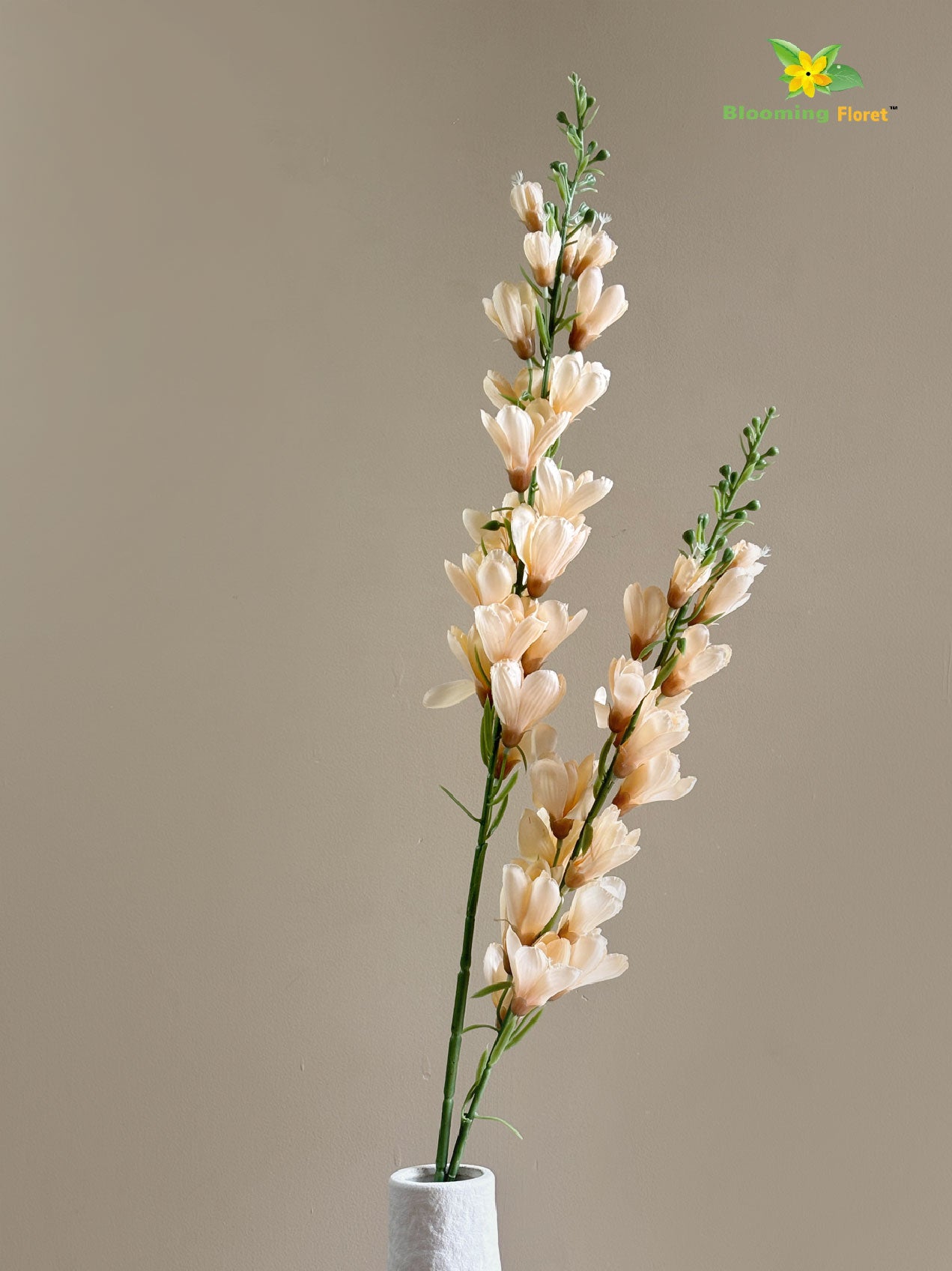 Artificial Orchid Flower Stick - Peach