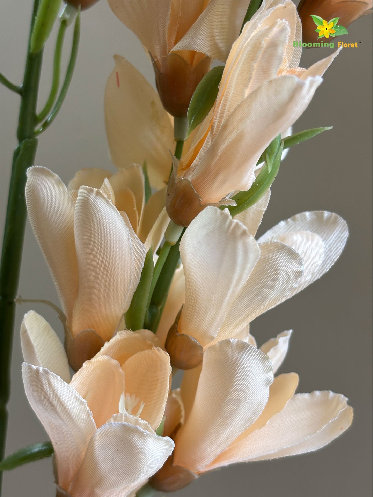 Artificial Orchid Flower Stick - Peach