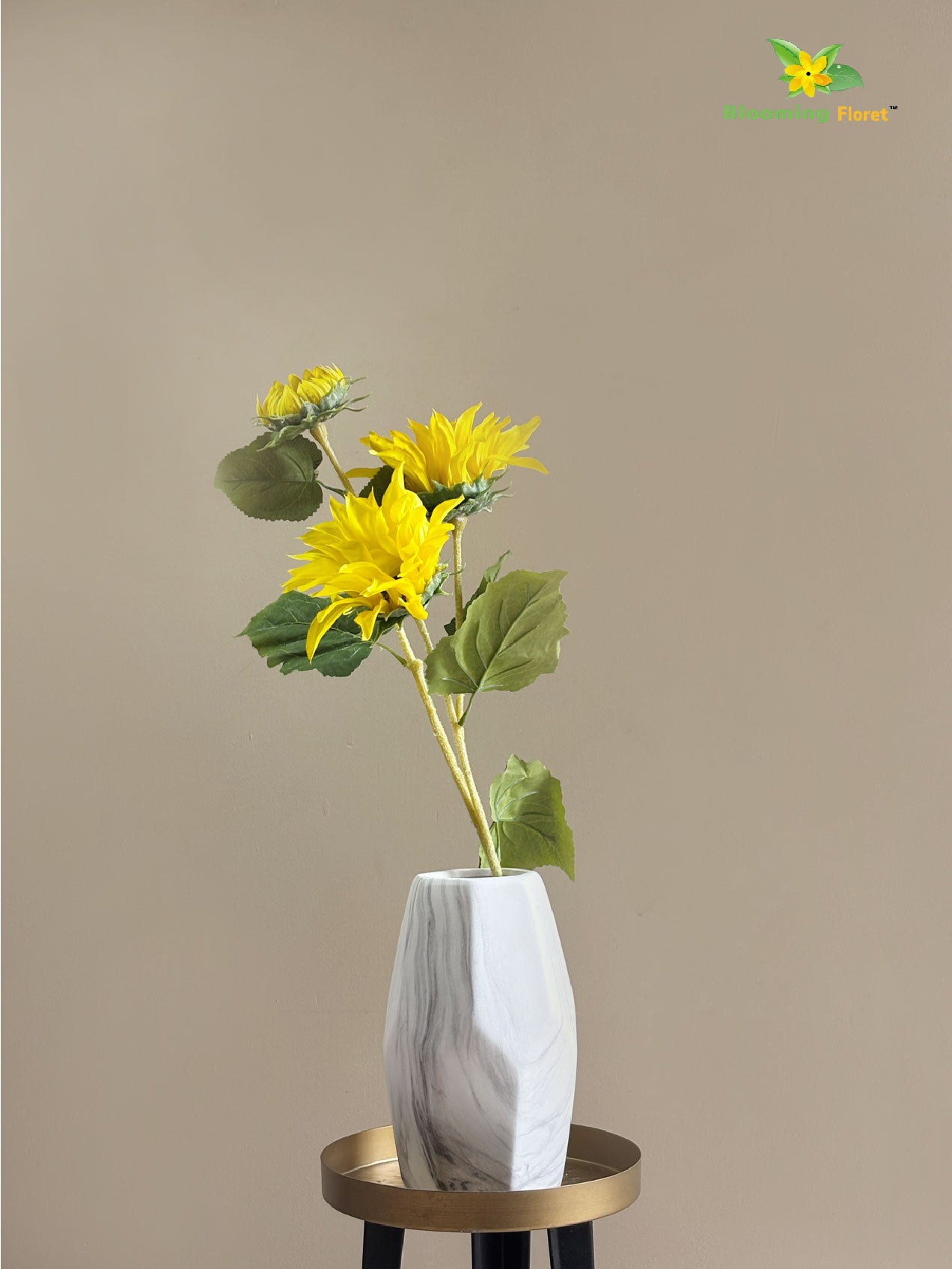 Artificial Sun Flower Stick - Yellow