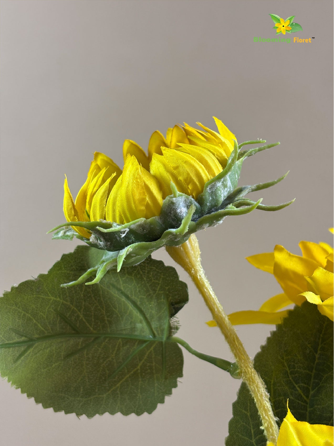 Artificial Sun Flower Stick - Yellow