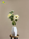 Artificial Sun Flower Stick - Off White