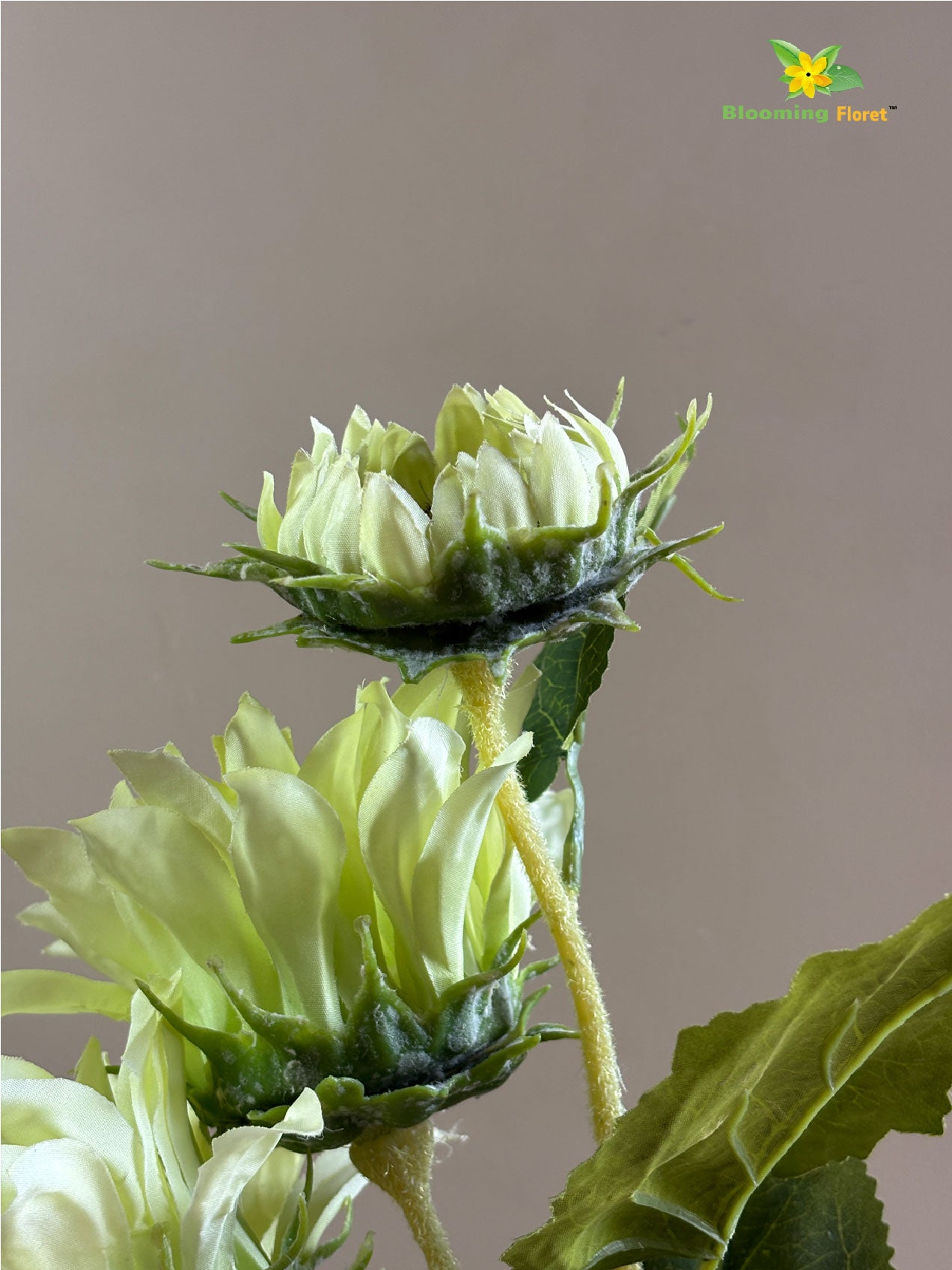 Artificial Sun Flower Stick - Green