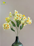 Artificial Daffodil Flower Stick - Light Yellow
