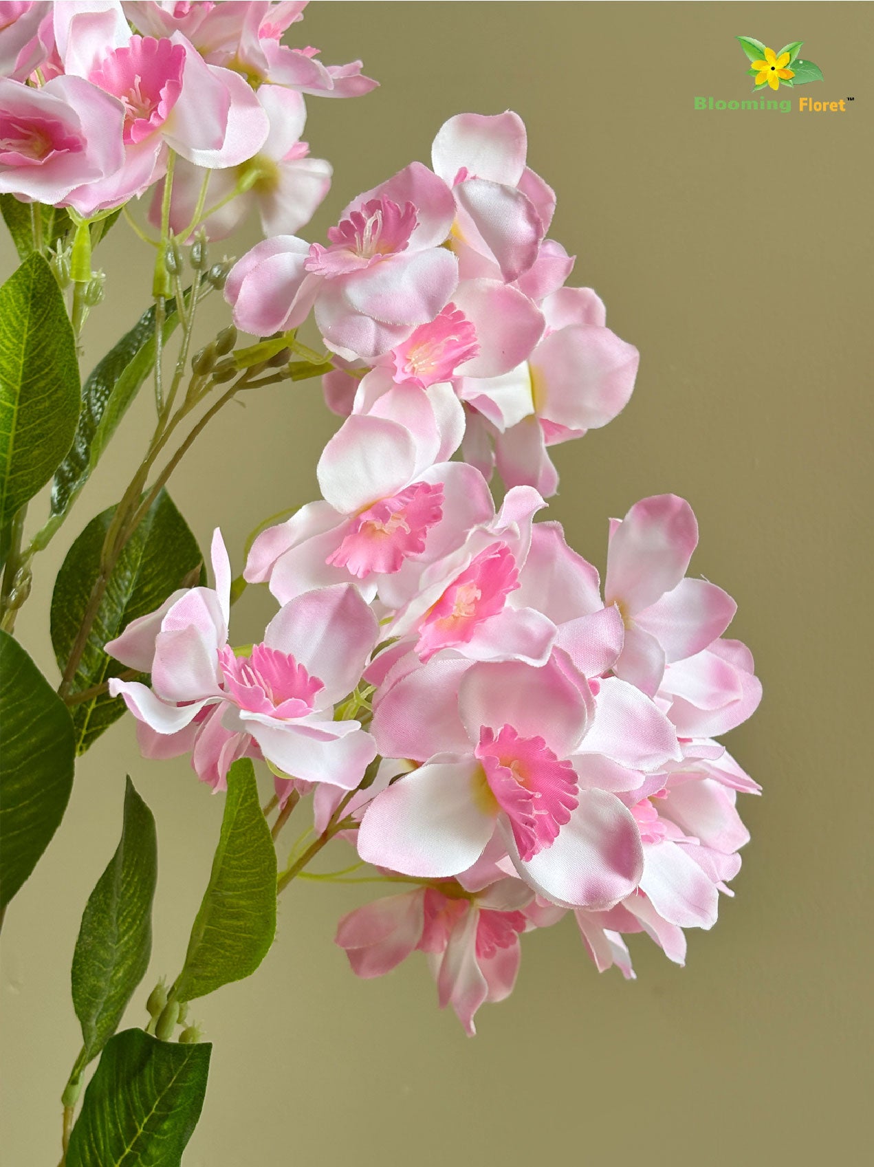 Artificial Daffodil Flower Stick - Light Pink