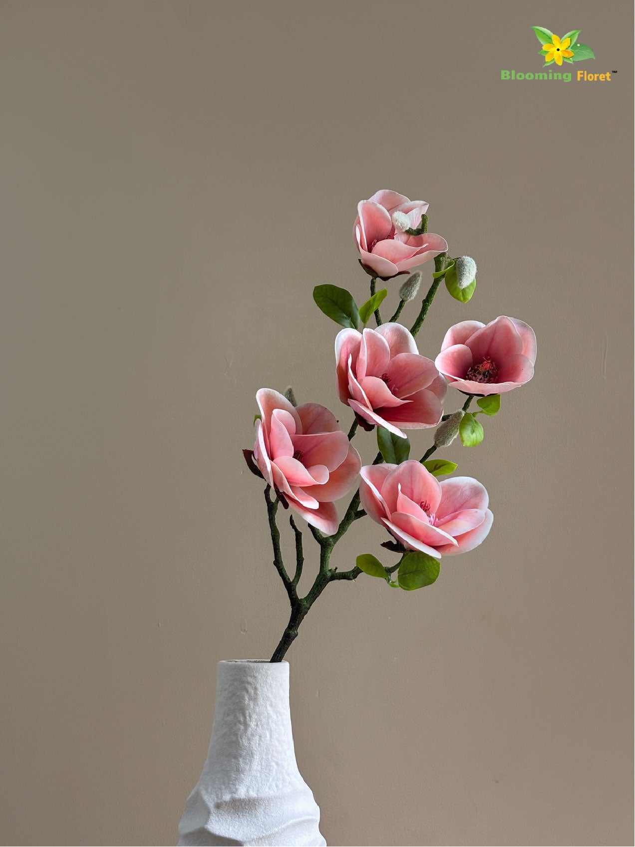 Magnolia Flower Stick - Pink