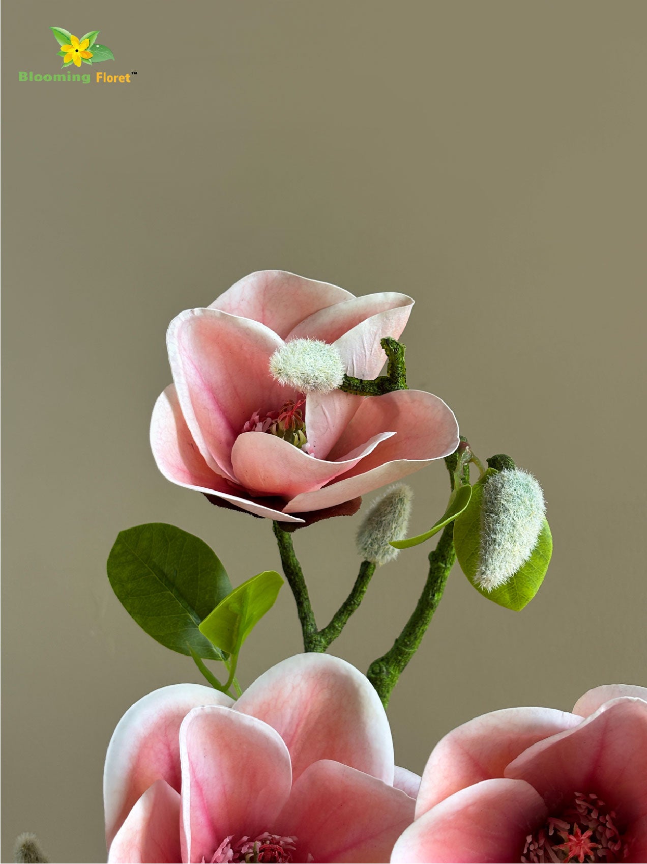 Magnolia Flower Stick - Pink