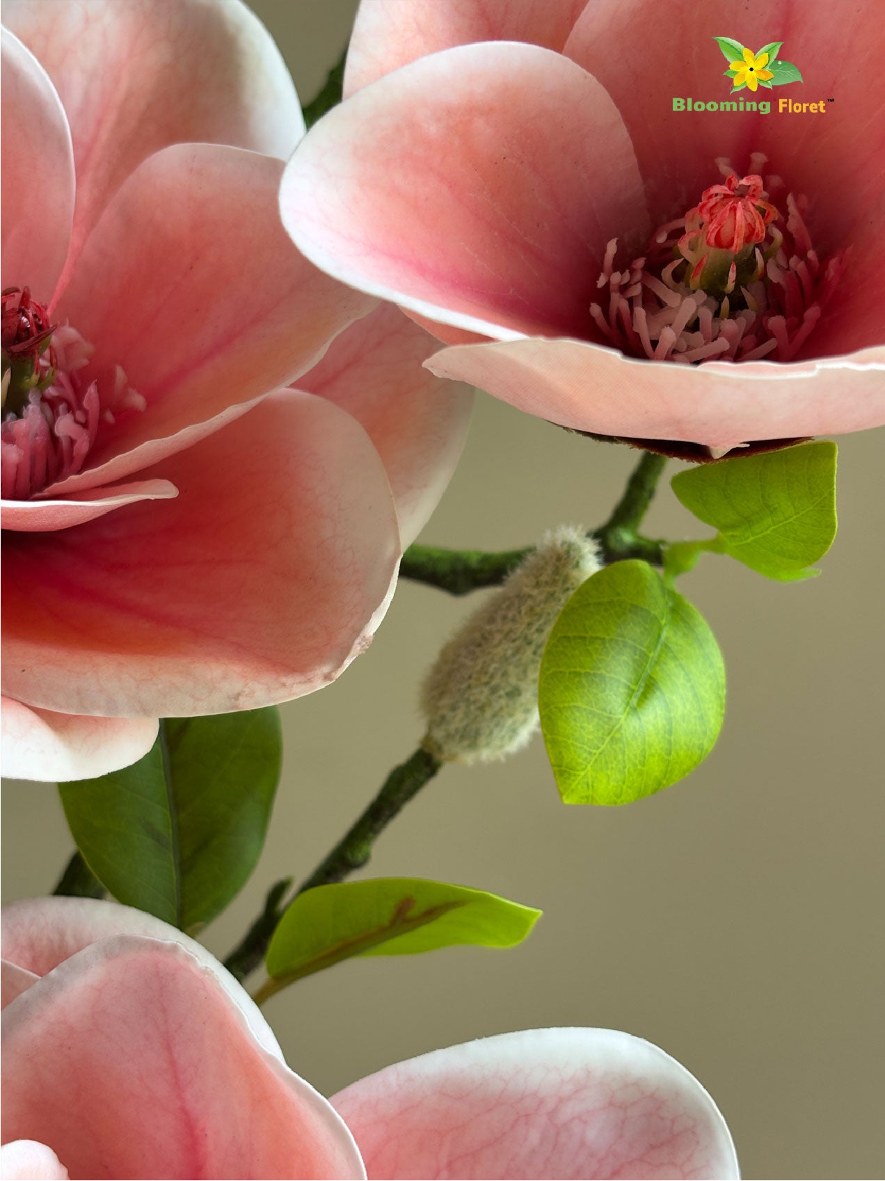 Magnolia Flower Stick - Pink