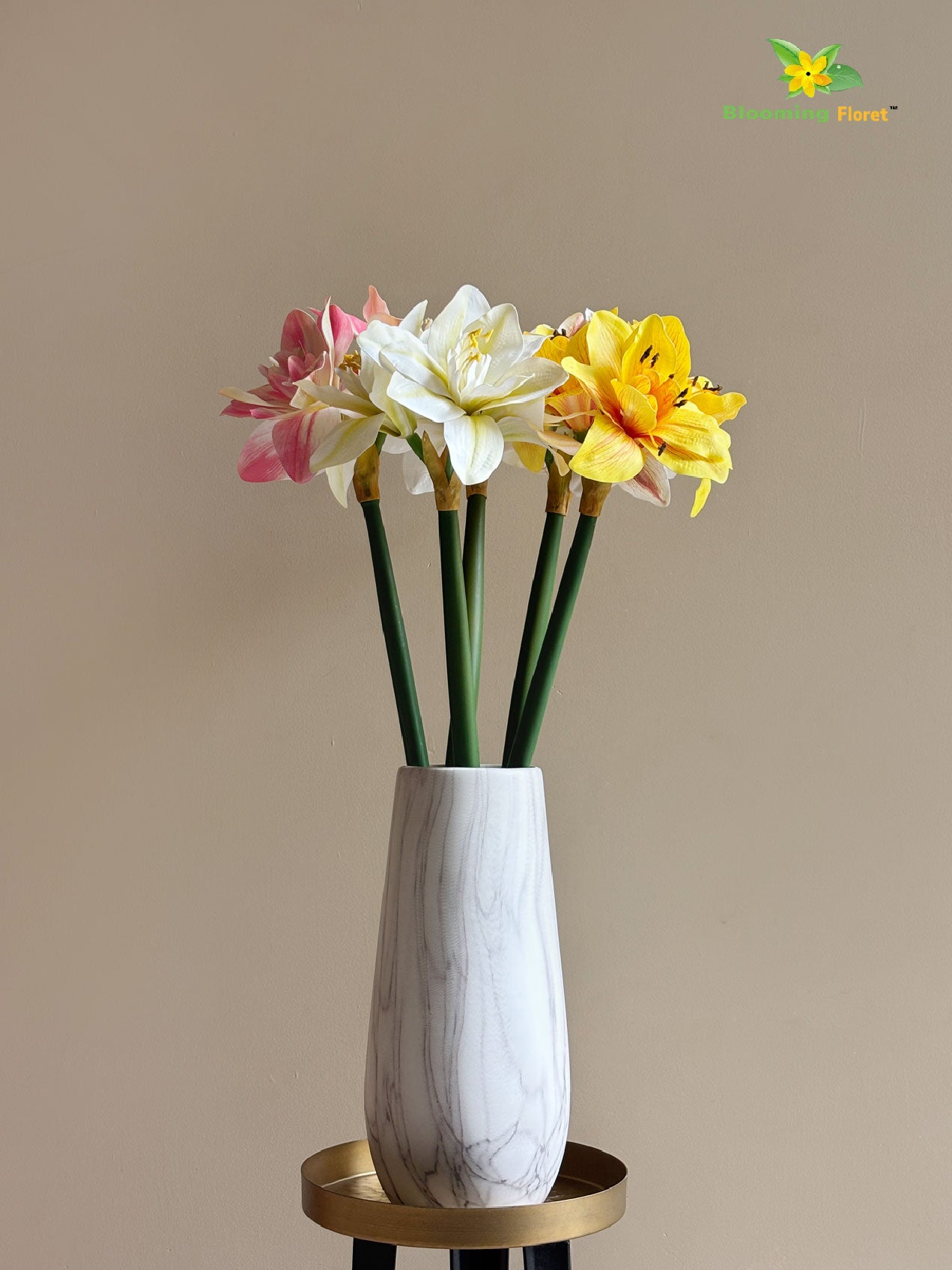 Artificial Amaryllis Splendor - Mix Bunch