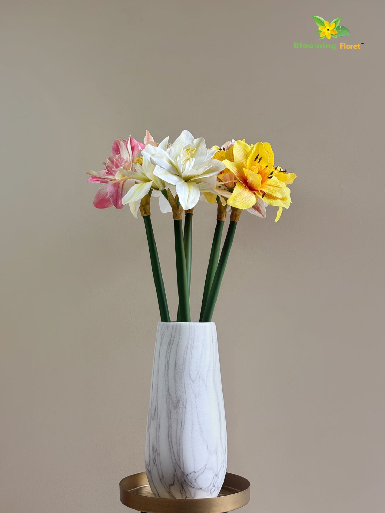 Artificial Amaryllis Splendor - Mix Bunch