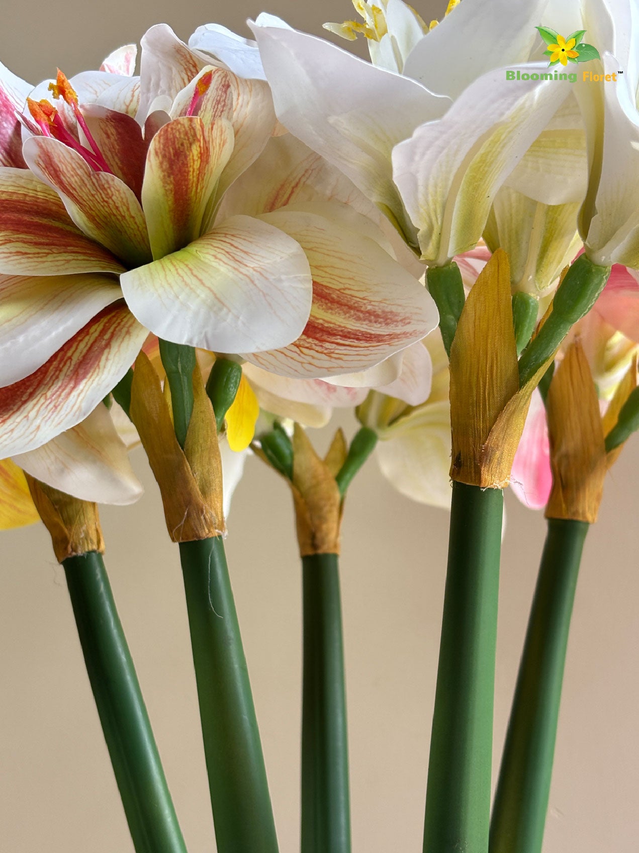 Artificial Amaryllis Splendor - Mix Bunch