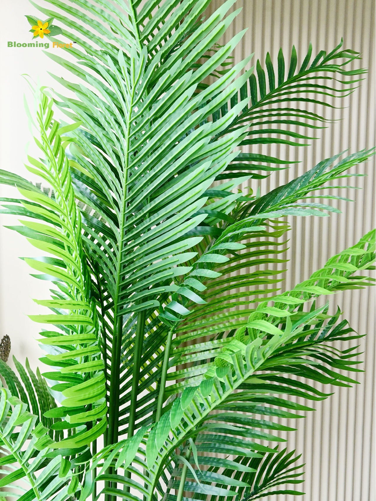 Artificial Areca Palm Plant – 200 cm, 21 Leaves, with Basic Pot