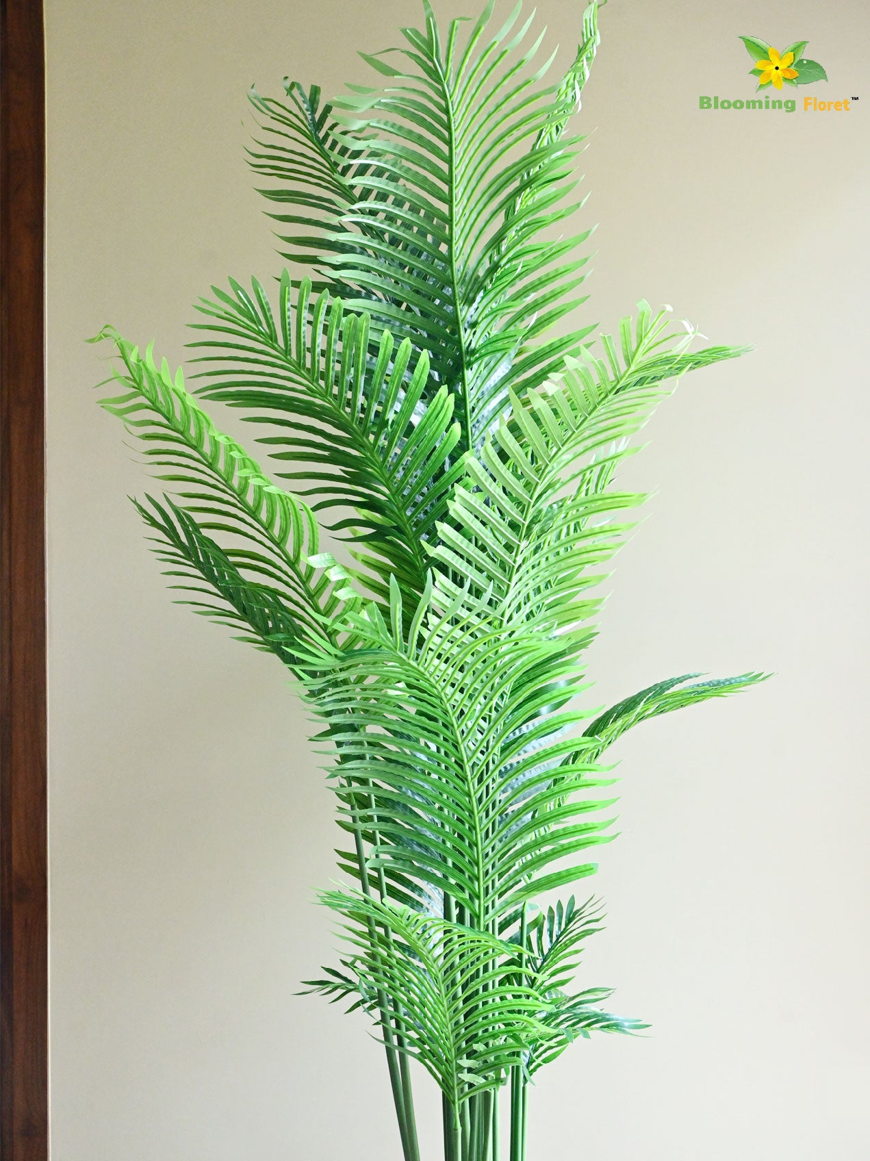 Artificial Areca Palm Plant – 200 cm, 21 Leaves, with Basic Pot