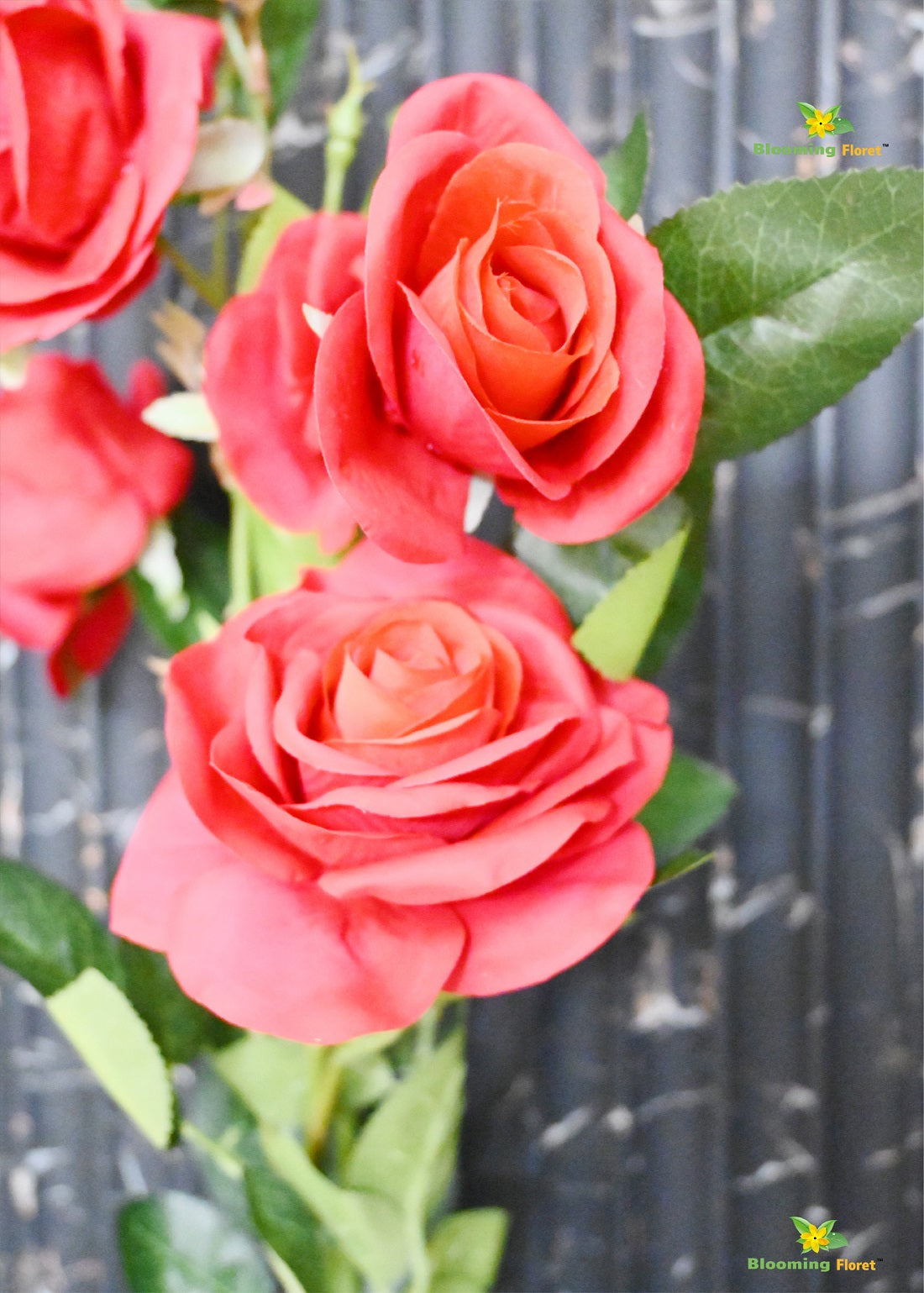 Rose Flower Stick-Red