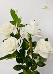 Rose Flower Stick-White
