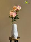 Luxe Artificial Peony Stick - Off White, Pink, Purple